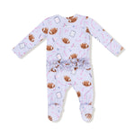 Angel Dear Angel Dear 2 Way Zipper Ruffle Front Footie For Baby - Everetts Place Boutique - 
