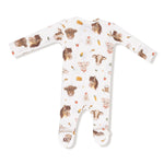 Angel Dear Angel Dear Baby 2 Way Zipper Footie Soft Ribbed Modal - Everetts Place Boutique - 
