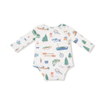 Angel Dear Baby Lap Shoulder Bodysuit Long Sleeve Bamboo - Everetts Place Boutique - 