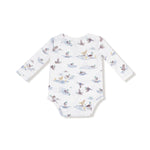 Angel Dear Baby Lap Shoulder Long Sleeve Bamboo Bodysuit - Everetts Place Boutique - 