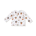 Angel Dear Angel Dear Baby Long Sleeve Henley Shirt For Fall Season - 