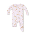 Angel Dear Bamboo 2 Way Zipper Ruffle Back Footie Baby - Everetts Place Boutique - 