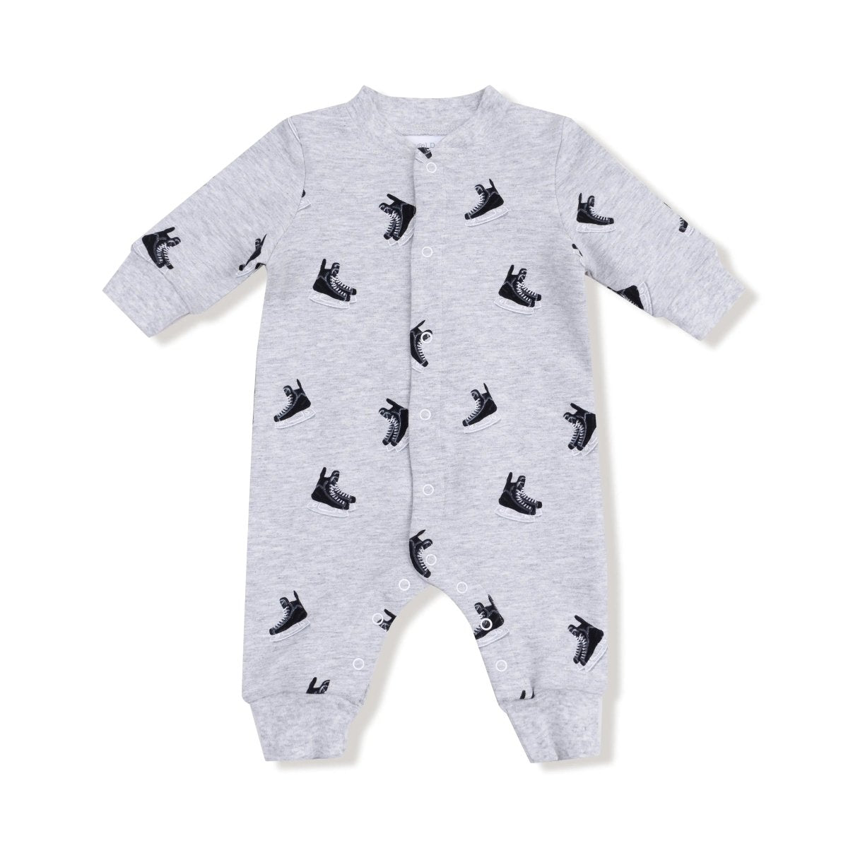 Angel Dear Baseball Collar Romper With Front Placket - Everetts Place Boutique - 