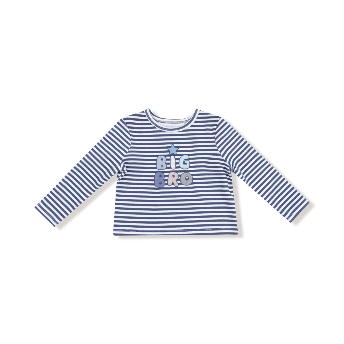 Angel Dear Big Bro Long Sleeve Shirt With Soft Applique - Everetts Place Boutique - 
