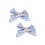 Angel Dear Bow Clips 2 Pack Secure Soft Bows For Girls - Everetts Place Boutique - 