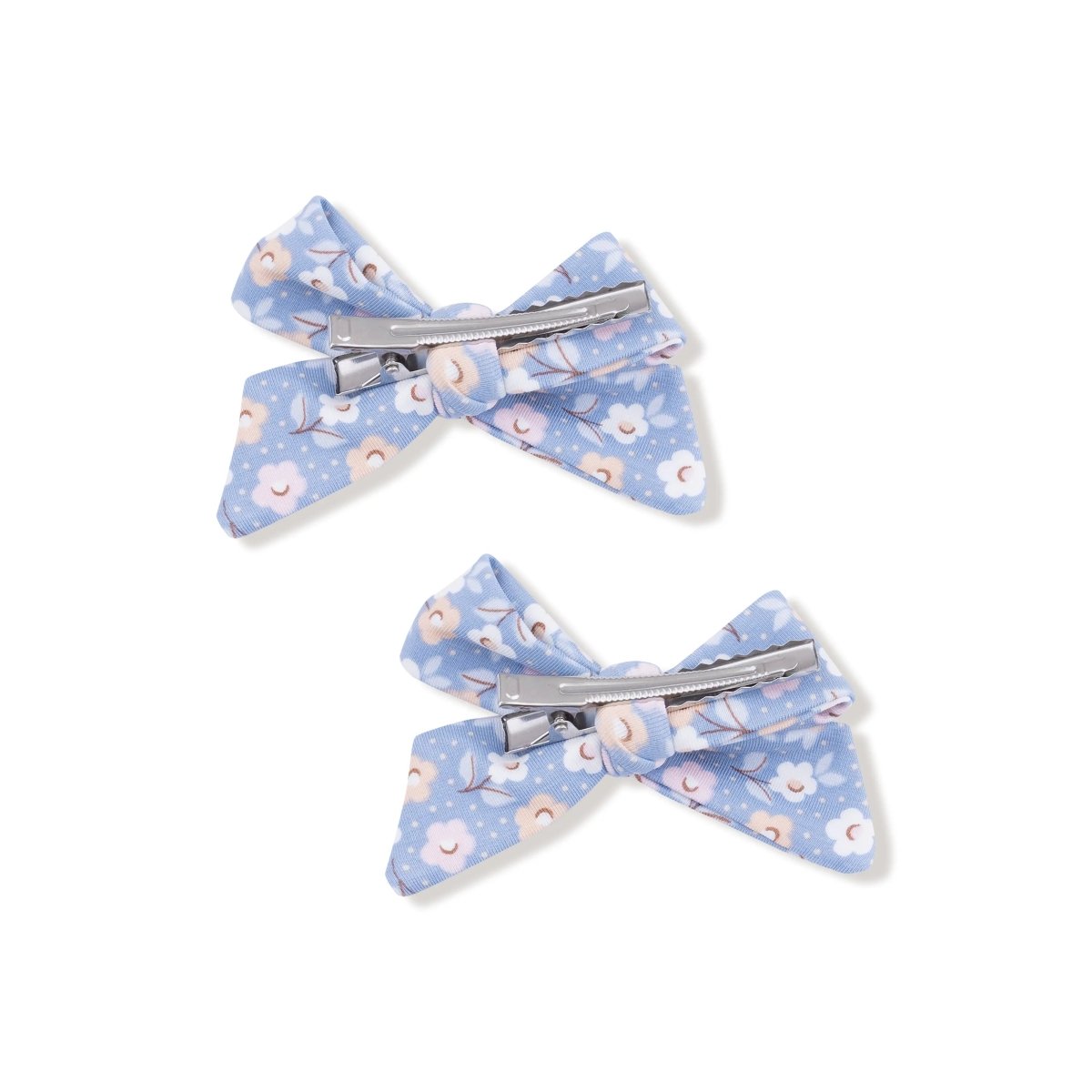 Angel Dear Bow Clips 2 Pack Secure Soft Bows For Girls - Everetts Place Boutique - 