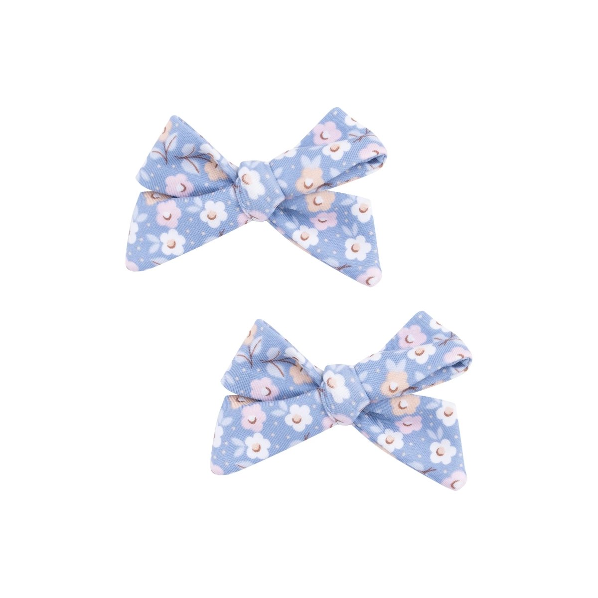 Angel Dear Bow Clips 2 Pack Secure Soft Bows For Girls - Everetts Place Boutique - 
