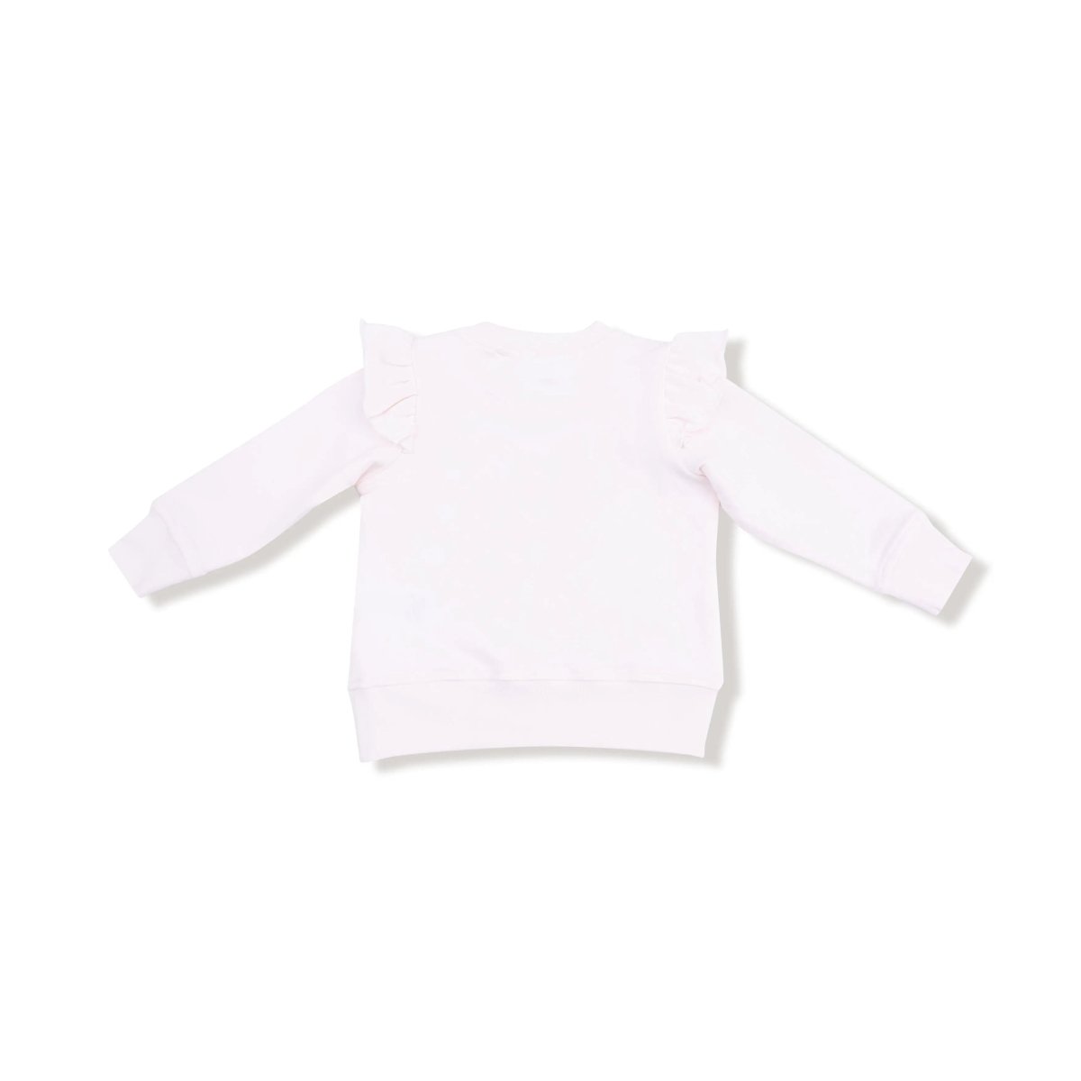 Angel Dear Angel Dear Bow Ruffle Sweatshirt For Girls Pink Bow - Everetts Place Boutique - 