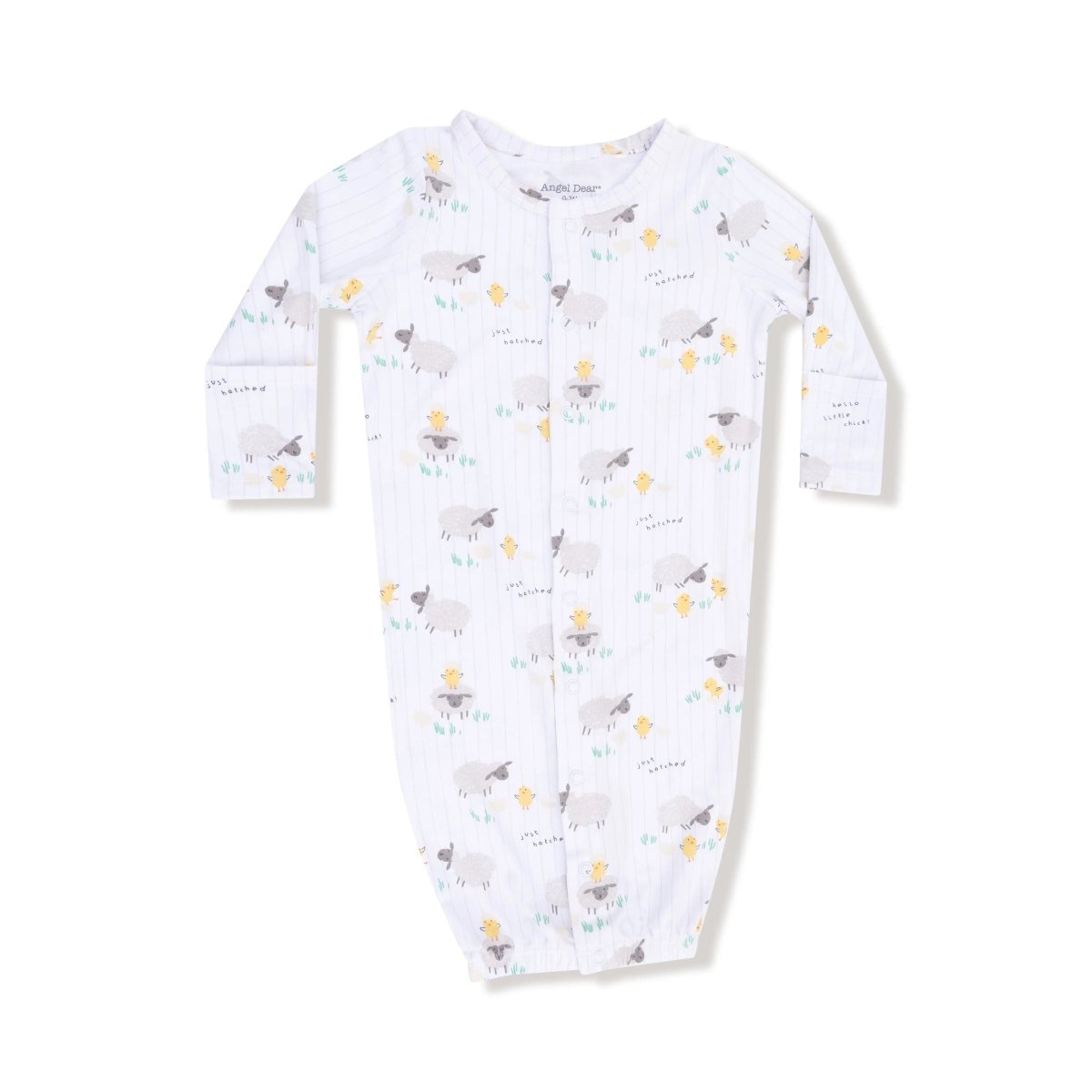 Angel Dear Angel Dear Convertible Gown Baby Sleepwear Silky Viscose - Everetts Place Boutique - 
