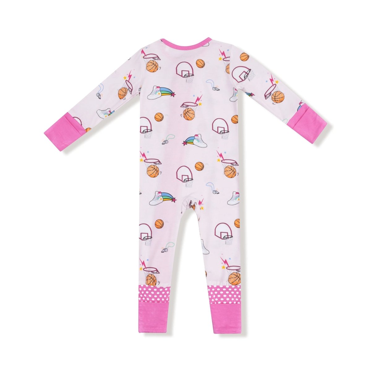 Angel Dear Angel Dear Convertible Romper Bamboo Snug Fit Zip Snap - Everetts Place Boutique - 