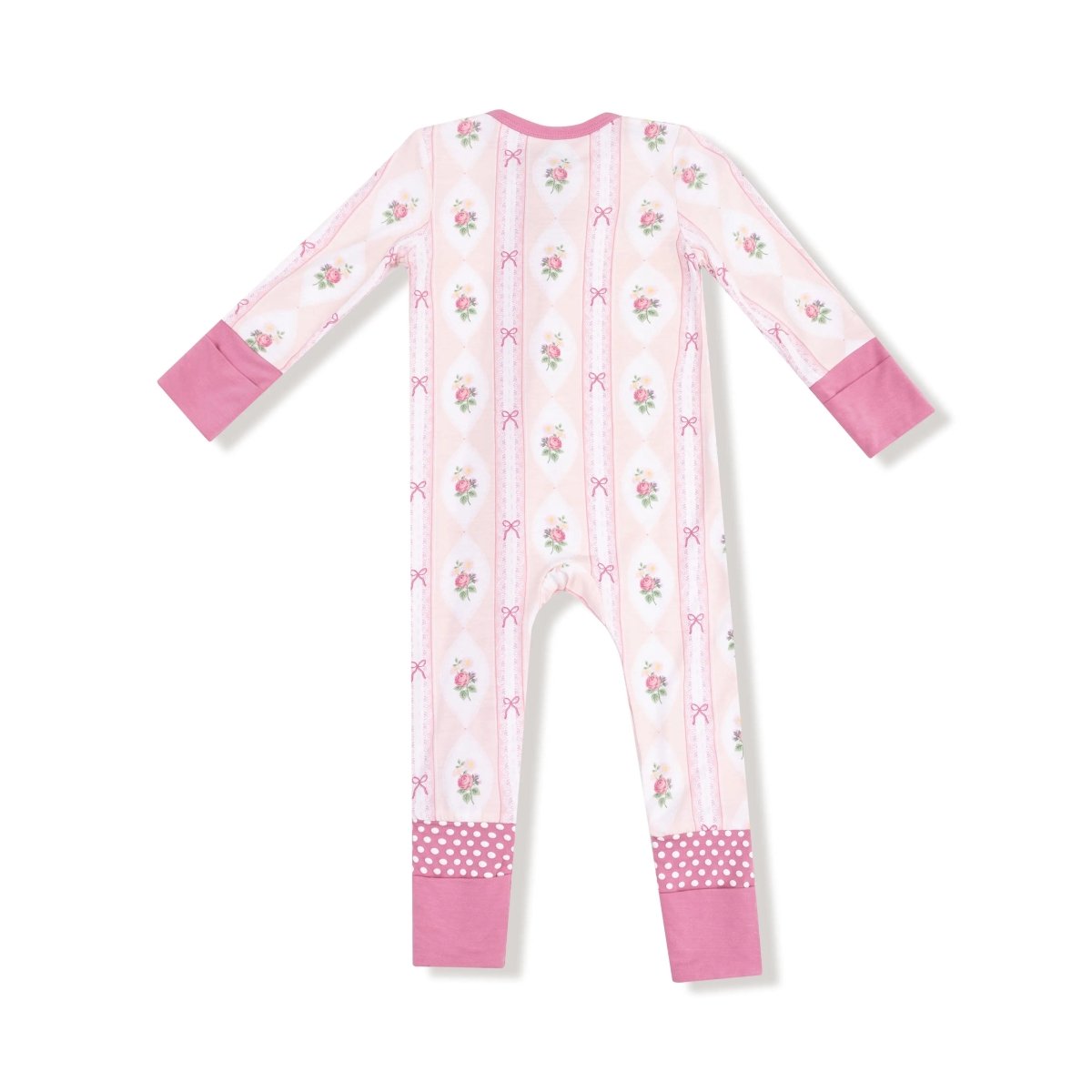 Angel Dear Angel Dear Convertible Romper Snaps Zip Soft Bamboo Viscose - Everetts Place Boutique - 