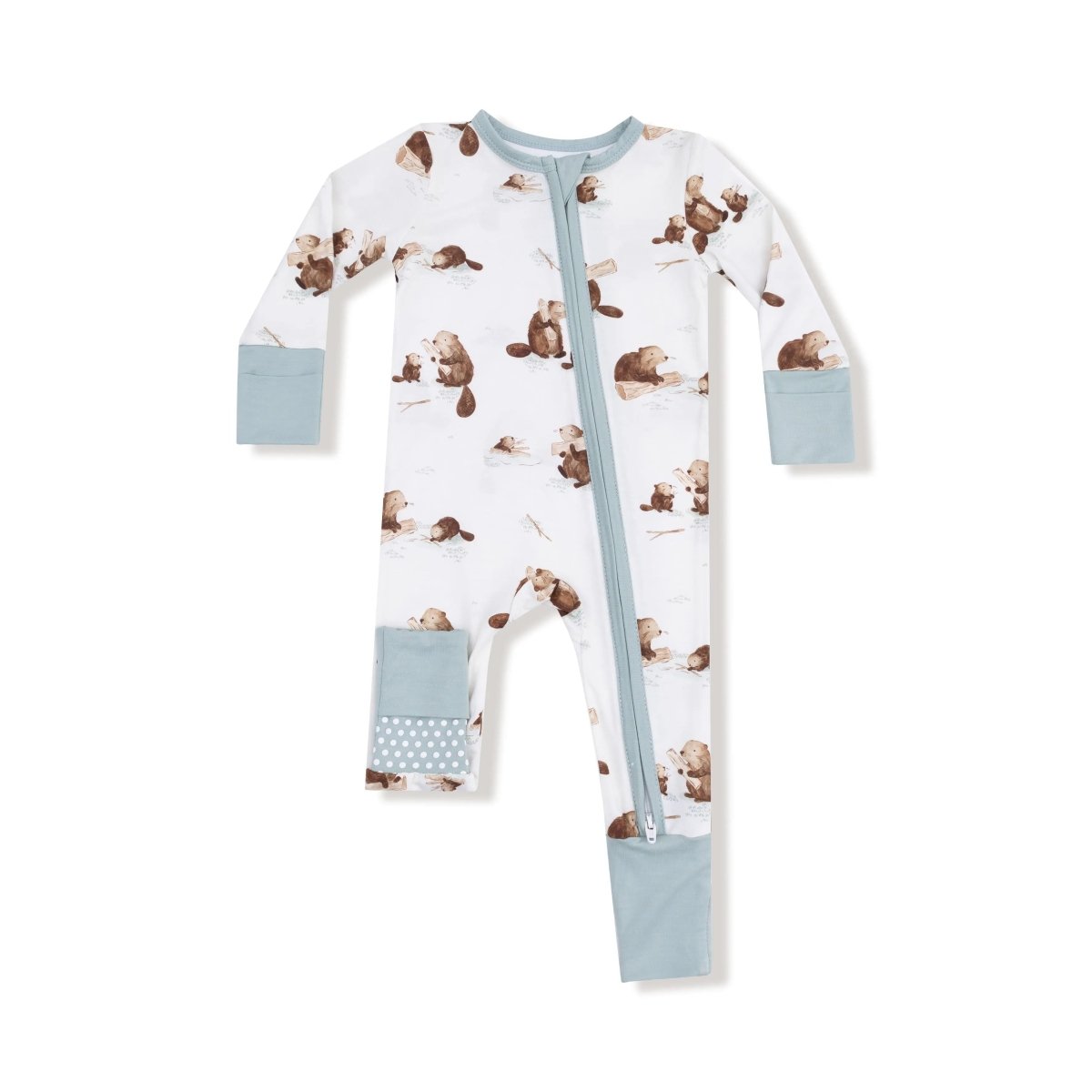 Angel Dear Angel Dear Convertible Romper Snug Fit Soft Bamboo Fabric - Everetts Place Boutique - 
