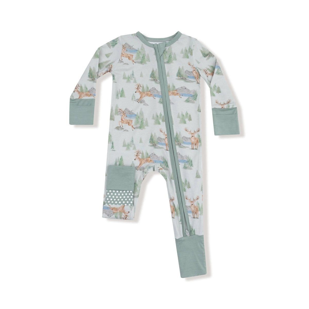Angel Dear Angel Dear Convertible Romper Zip For Easy Baby Changing - Everetts Place Boutique - 