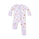 Angel Dear Angel Dear Convertible Romper Zip Snug Fit Bamboo Fabric - Everetts Place Boutique - 