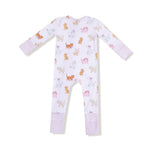 Angel Dear Angel Dear Convertible Romper Zip Snug Fit Bamboo Fabric - Everetts Place Boutique - 