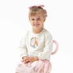 Angel Dear Angel Dear Cozy Oversized Sweatshirt With Horse Applique - Everetts Place Boutique - 