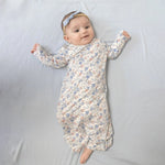 Angel Dear Angel Dear Kimono Gown Baby Wrap Gown Silky Viscose Bamboo - Everetts Place Boutique - 