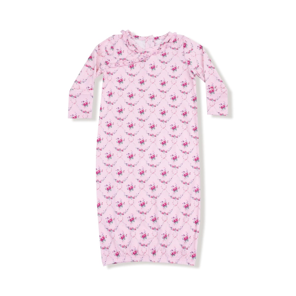 Angel Dear Angel Dear Kimono Gown Cozy And Cute Wrap Baby Sleepwear - Everetts Place Boutique - 