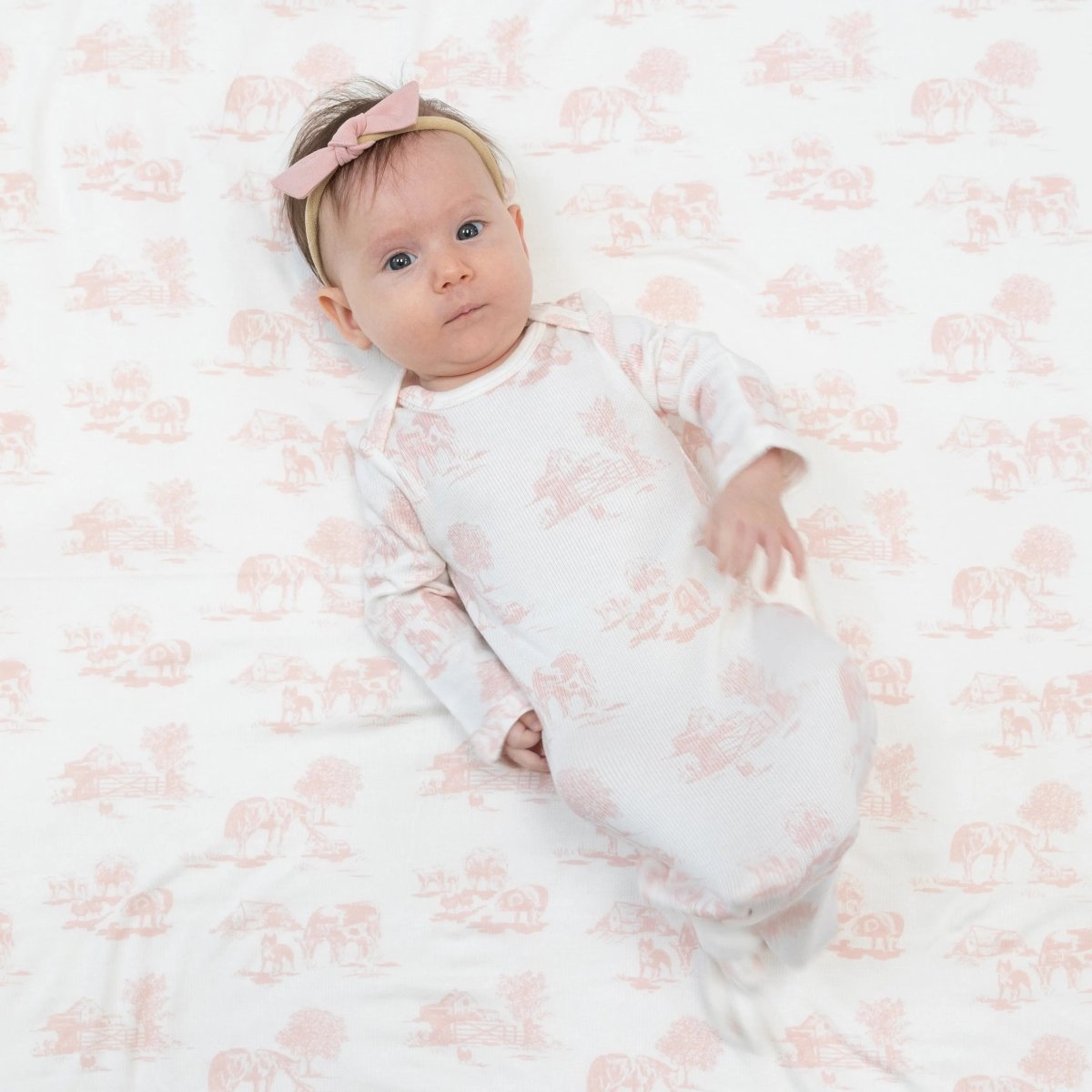 Angel Dear Angel Dear Knotted Baby Gown For Gentle Nighttime Comfort - Everetts Place Boutique - 