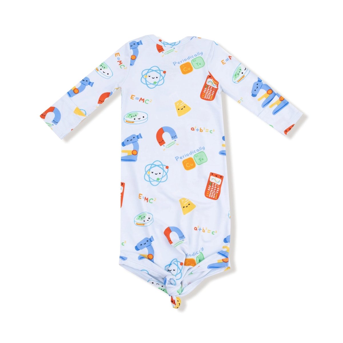 Angel Dear Angel Dear Knotted Baby Gown For Newborns Soft Comfort - Everetts Place Boutique - 