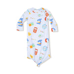 Angel Dear Angel Dear Knotted Baby Gown For Newborns Soft Comfort - Everetts Place Boutique - 