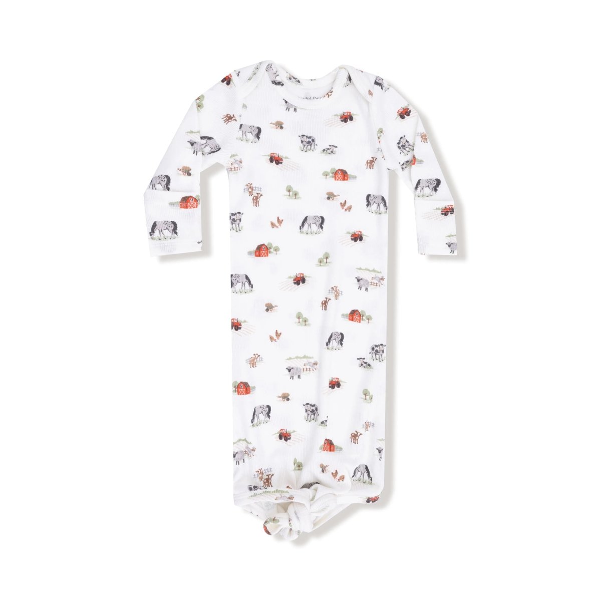 Angel Dear Angel Dear Knotted Baby Gown For Sweet Dreams Newborn - Everetts Place Boutique - 