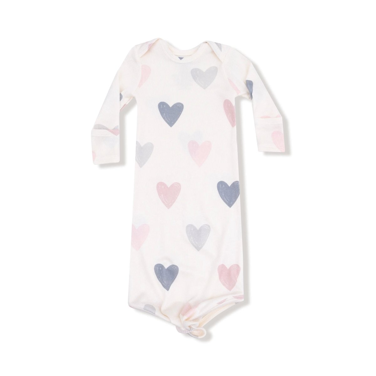 Angel Dear Angel Dear Knotted Baby Gown Soft Comfort For Newborns - Everetts Place Boutique - 