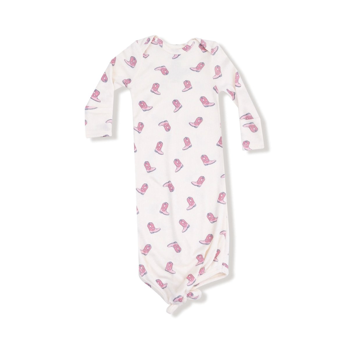 Angel Dear Angel Dear Knotted Baby Gown Ultra Soft Nighttime Comfort - Everetts Place Boutique - 