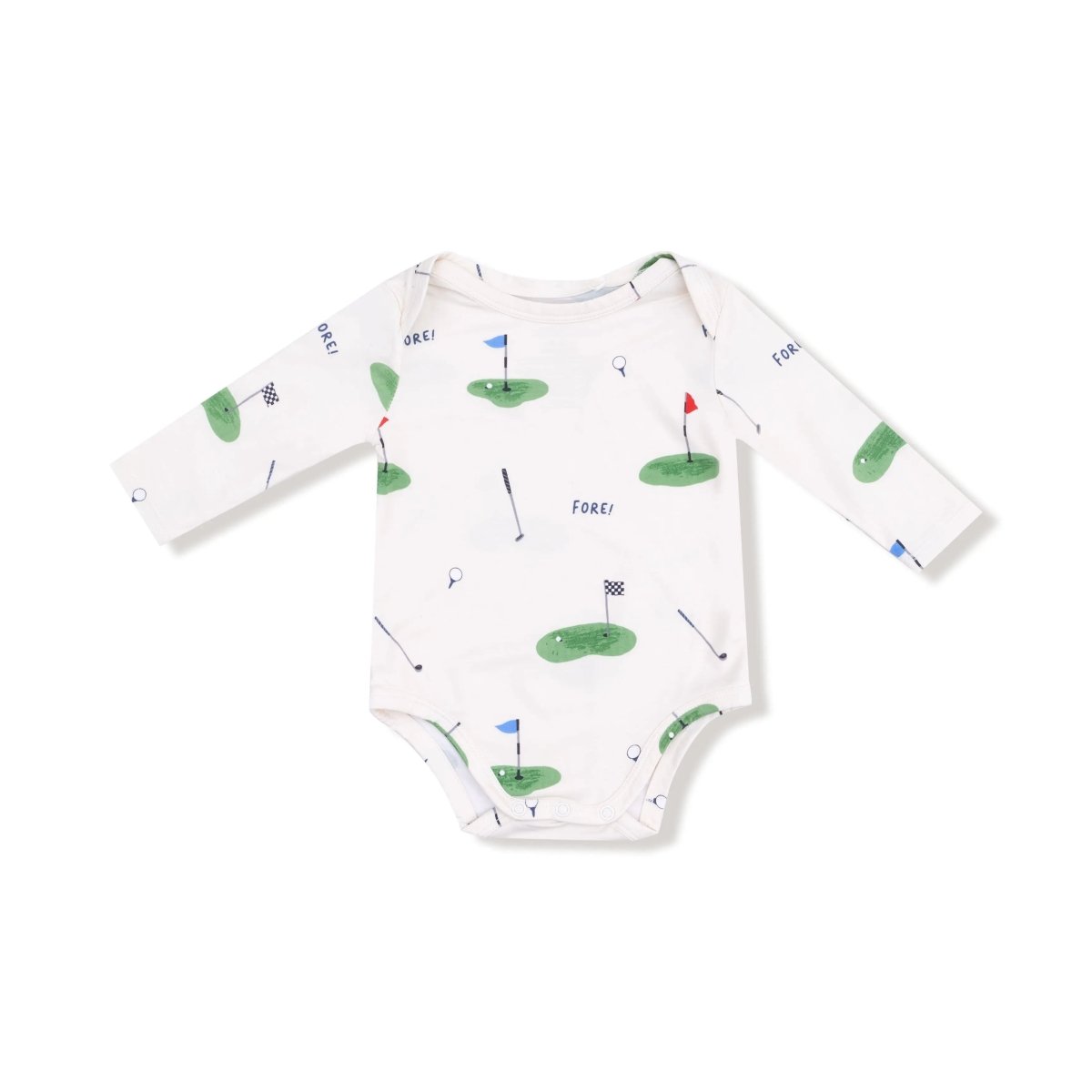 Angel Dear Angel Dear Lap Shoulder Bamboo Long Sleeve Bodysuit - Everetts Place Boutique - 