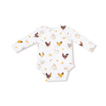 Angel Dear Angel Dear Lap Shoulder Bamboo Long Sleeve Bodysuit - Everetts Place Boutique - 