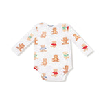 Angel Dear Angel Dear Lap Shoulder Bamboo Long Sleeve Bodysuit Baby - Everetts Place Boutique - 