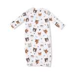 Angel Dear Angel Dear Lap Shoulder Gown Baby Sleepwear Bamboo Fabric - Everetts Place Boutique - 