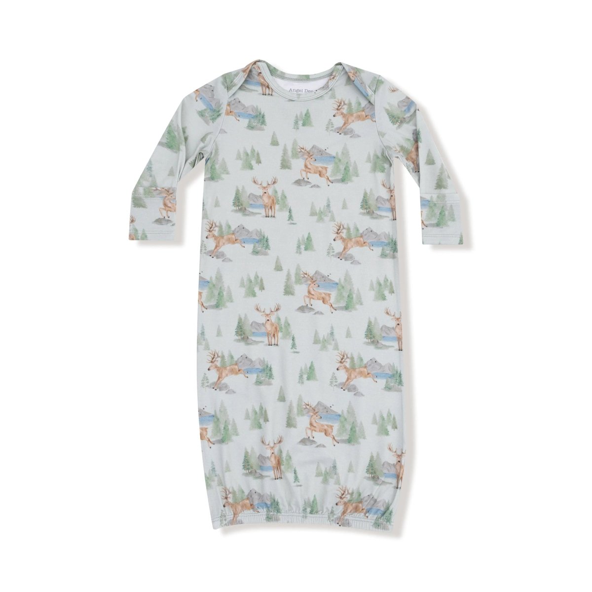 Angel Dear Angel Dear Lap Shoulder Gown In Bamboo Viscose For Babies - Everetts Place Boutique - 