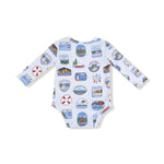 Angel Dear Angel Dear Lap Shoulder Long Sleeve Bodysuit Bamboo Viscose - Everetts Place Boutique - 