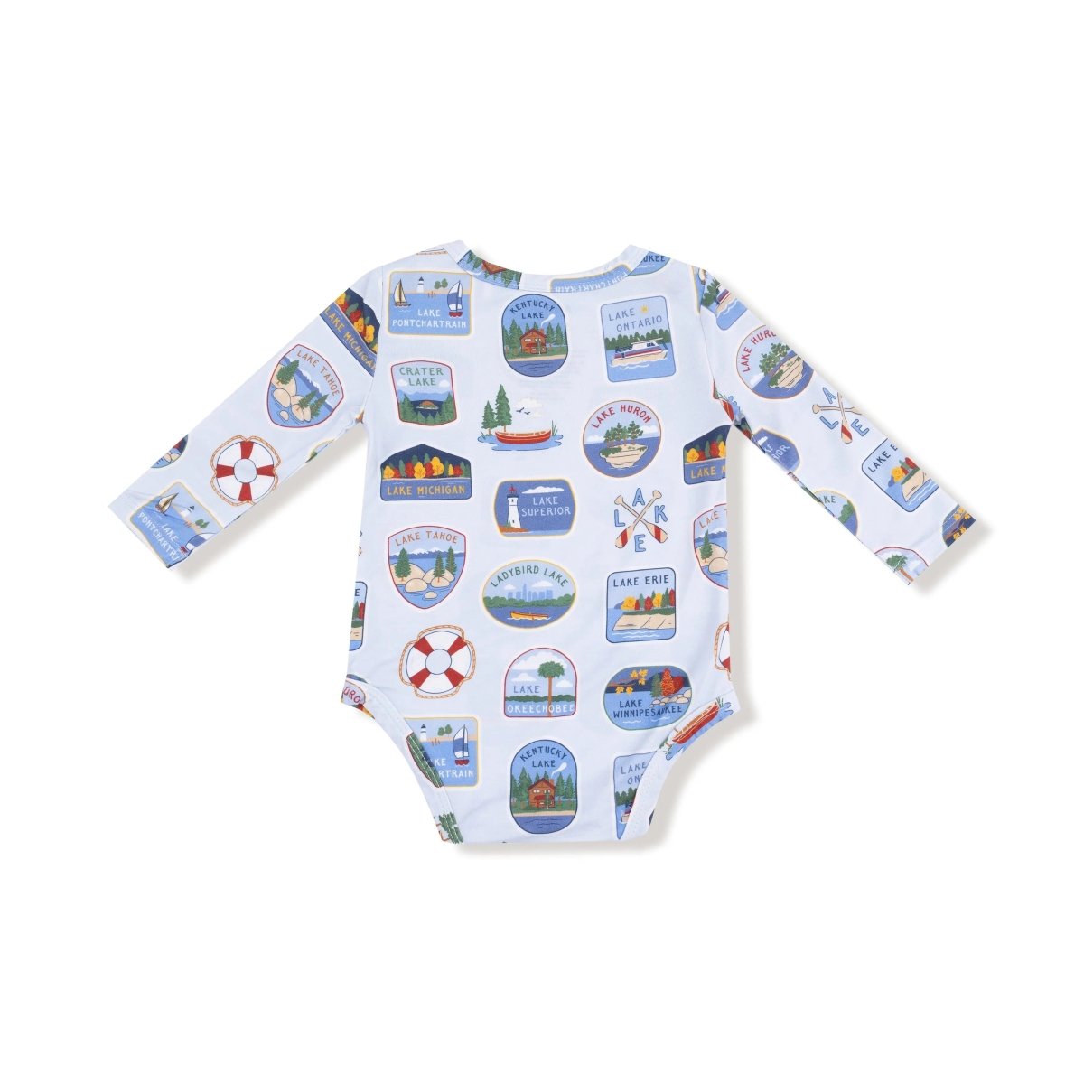 Angel Dear Angel Dear Lap Shoulder Long Sleeve Bodysuit Bamboo Viscose - Everetts Place Boutique - 