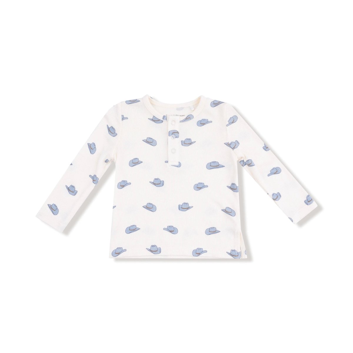 Angel Dear Angel Dear Long Sleeve Henley Cozy Layering Top for Kids - Everetts Place Boutique - 