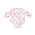 Angel Dear Angel Dear Long Sleeve Kimono Bodysuit With Ruffles - Everetts Place Boutique - 