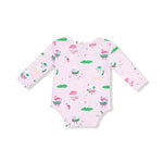 Angel Dear Angel Dear Long Sleeve Lap Shoulder Baby Bodysuit Bamboo - Everetts Place Boutique - 