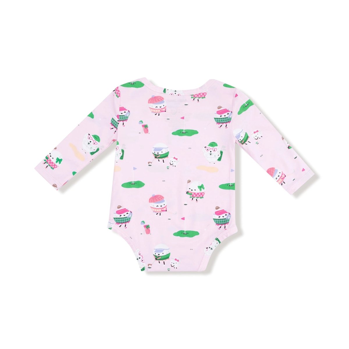 Angel Dear Angel Dear Long Sleeve Lap Shoulder Baby Bodysuit Bamboo - Everetts Place Boutique - 