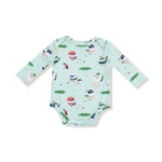 Angel Dear Angel Dear Long Sleeve Lap Shoulder Baby Bodysuit Bamboo - Everetts Place Boutique - 