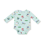 Angel Dear Angel Dear Long Sleeve Lap Shoulder Baby Bodysuit Bamboo - Everetts Place Boutique - 