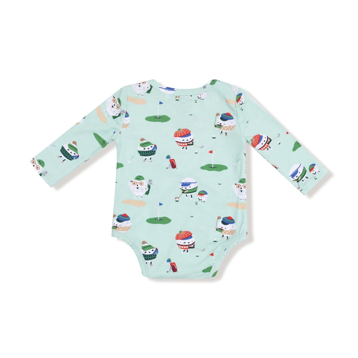 Angel Dear Angel Dear Long Sleeve Lap Shoulder Baby Bodysuit Bamboo - Everetts Place Boutique - 