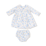 Angel Dear Angel Dear Long Sleeve Peter Pan Collar Dress And Bloomer - Everetts Place Boutique - 