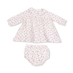 Angel Dear Angel Dear Long Sleeve Peter Pan Collar Dress Diaper Cover - Everetts Place Boutique - 