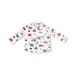 Angel Dear Angel Dear Long Sleeve Polo With Full Front Placket - Everetts Place Boutique - 