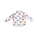 Angel Dear Angel Dear Long Sleeve Polo With Full Front Placket - Everetts Place Boutique - 