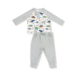 Angel Dear Angel Dear Long Sleeve Raglan Henley And Jogger Set - Everetts Place Boutique - 