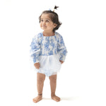 Angel Dear Angel Dear Long Sleeve Smocked Bubble Romper With Tutu - Everetts Place Boutique - 