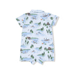Angel Dear Angel Dear Polo Shortie Romper For Babies Playful Comfort - Everetts Place Boutique - 