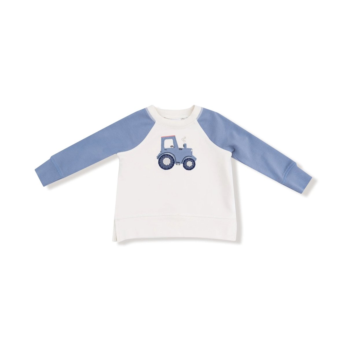 Angel Dear Angel Dear Raglan Sweatshirt Jogger Set Tractor Applique - Everetts Place Boutique - 